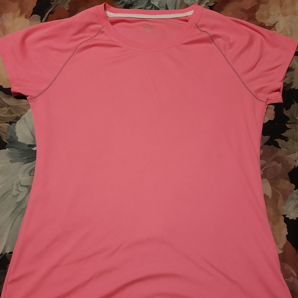 Champion neon pink athletic shirt short sleeve